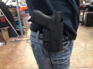 owb holster with adjustable clip