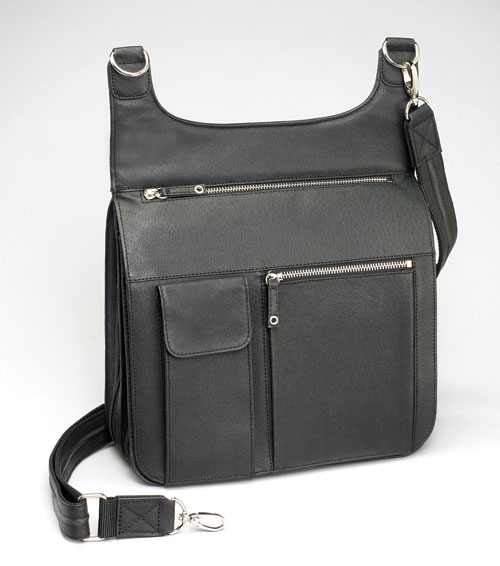 crossbody leather concealed carry purse