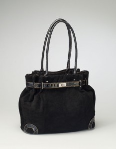 suede concealed carry bag