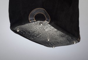 suede concealed carry bag