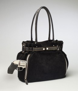suede concealed carry bag