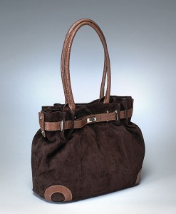 suede concealed carry bag