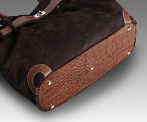 suede concealed carry bag