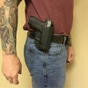 owb holster with adjustable clip