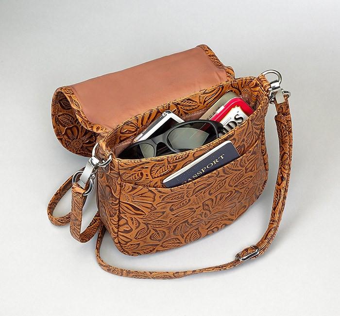 Montana West Ladies Concealed Gun Handbag Tooled Genuine Leather Black,  Large: Handbags: Amazon.com
