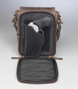 leather concealed carry satchel
