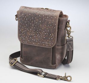 leather concealed carry satchel