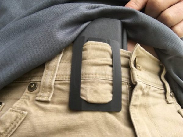 fabriclip holster no belt required