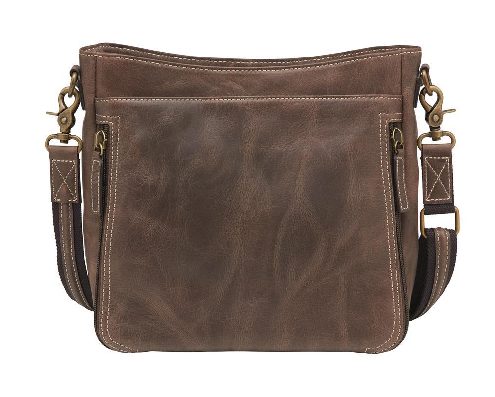 Concealed Carry Shoulder Clutch - Distressed Buffalo - Athena's Armory