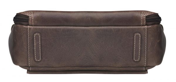 slim distressed leather purse
